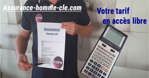 Le tarificateur de CGPN - assurance-homme-cle.com